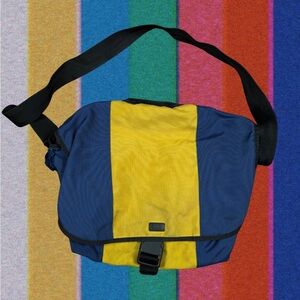 GAP Blue and Yellow Messenger Bag
